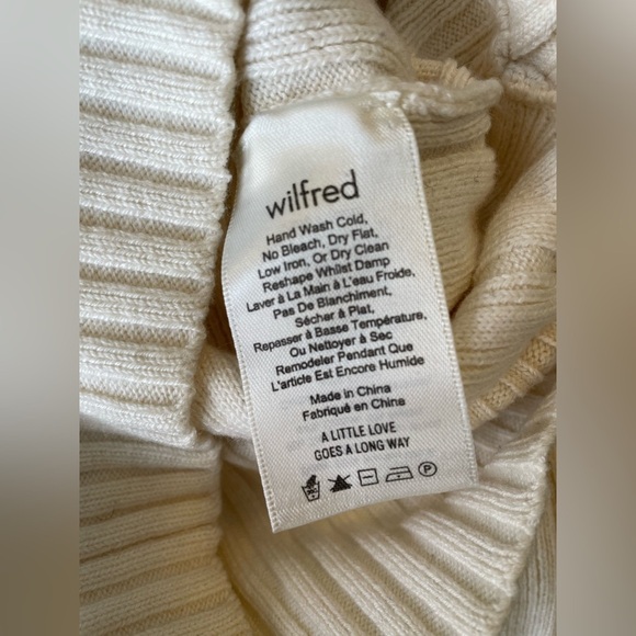 Wilfred Thais Plunge Front Cardigan Size XXS Two Button - Picture 5 of 6